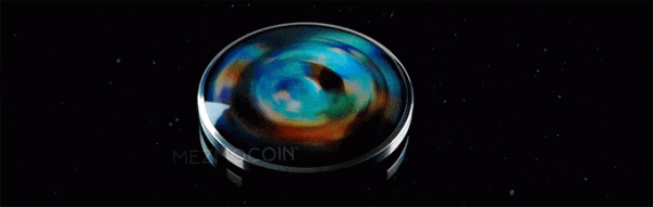 旋轉硬幣，星圖陀螺般展現