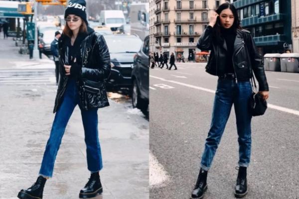 時髦炸了，一雙馬丁靴，輕鬆搞定多種穿搭