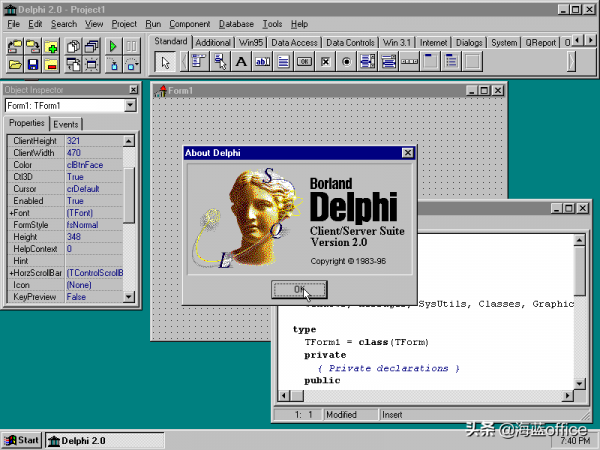 Delphi，從1994到2022，20多個版本，經歷了這些變化