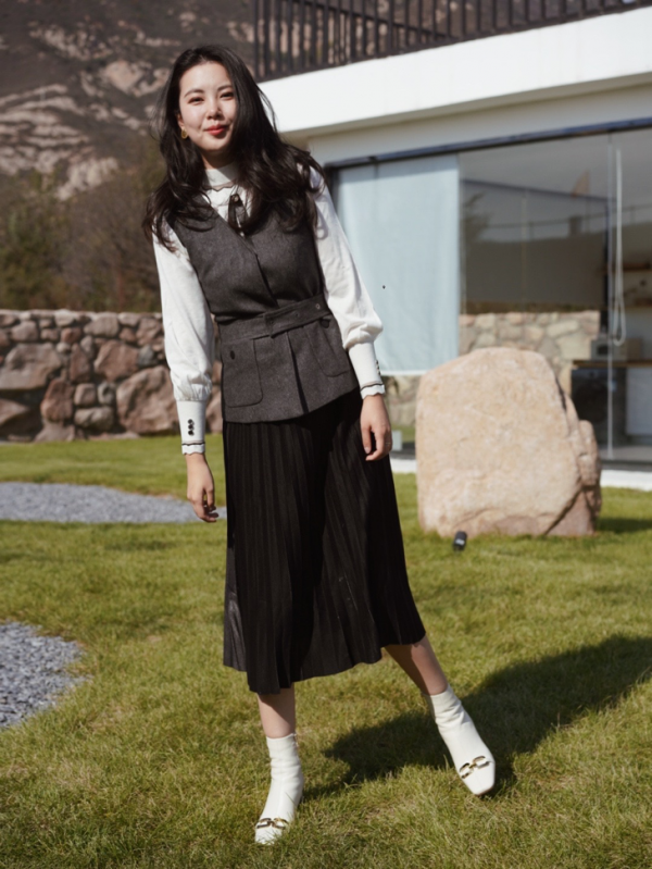 秋冬時裝靴這樣穿，率性又溫婉