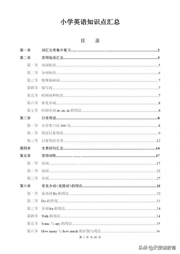 超詳！小學英語知識點歸納彙總，打印出來貼牆背，英語再也不用愁