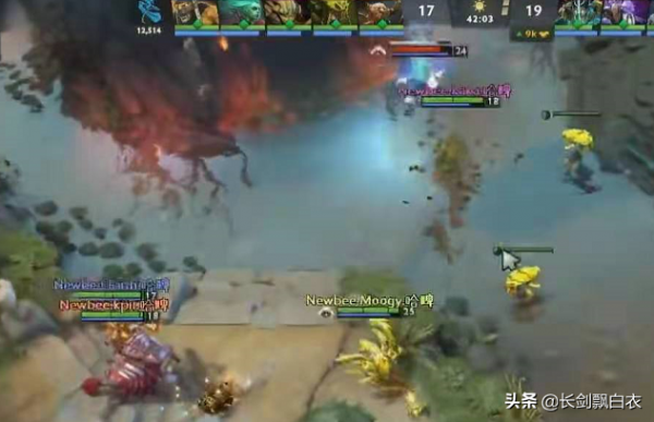 DOTA2：LGD沒秒掉500血的TB，那Newbee為什麼沒秒掉100血的劍聖？