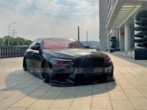 花費17萬改裝寶馬5系 還成立了一個黑武士團隊