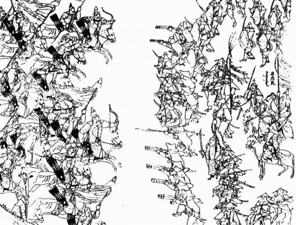 一萬多明軍和一萬多朝鮮軍出征，結果明軍死光了，朝鮮人投降了