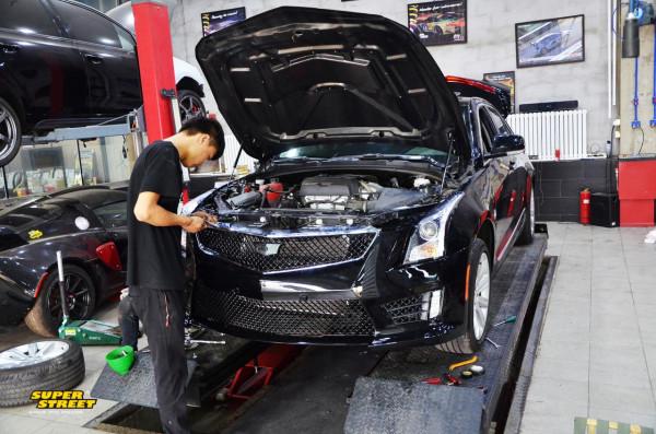 凱迪拉克ATS-L 全面黑化改裝打造黑武士風格