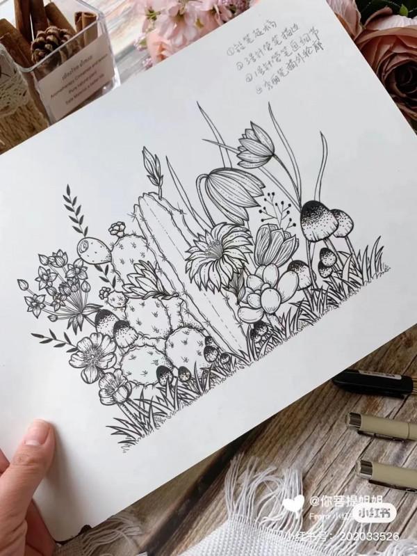 頂級創意線描,張張精緻走心,不收藏太可惜了 頂級創意線描,張張精緻走心,不收藏太可惜了