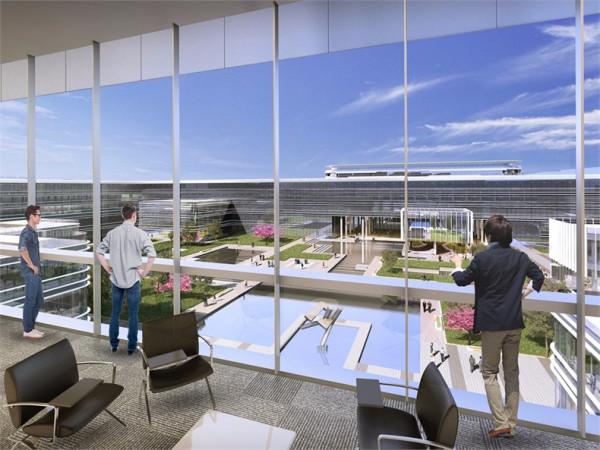 亞洲第一雲計算總部——杭州阿里云云谷亮燈，建築猶如“晶片”