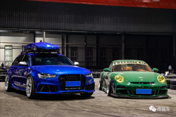 保時捷車主為了帶娃再添奧迪RS6，給孩子一個完美的童年