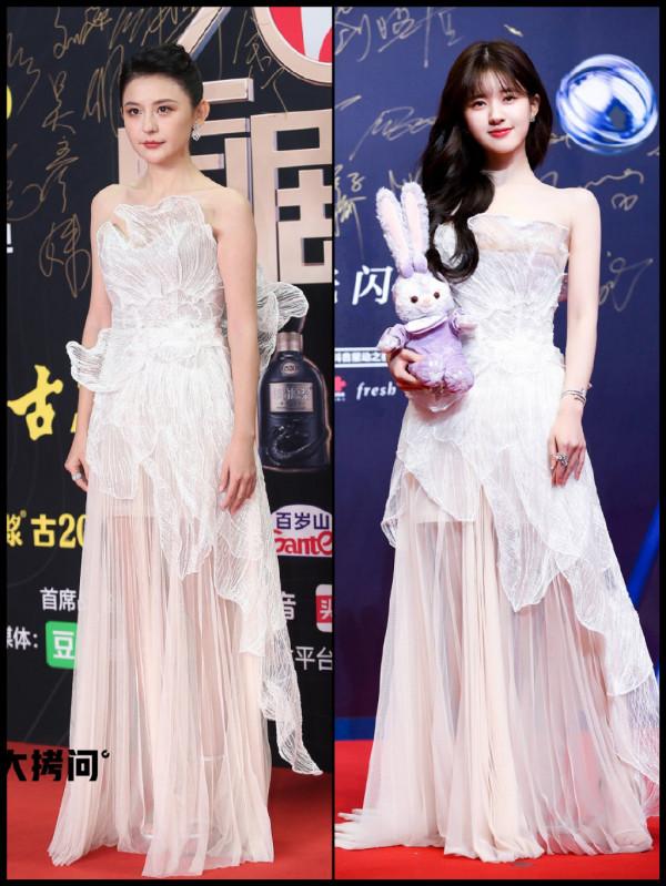 裙子太挑人？同一件蘋果綠禮服，18歲木村光希和孫儷都沒穿出質感