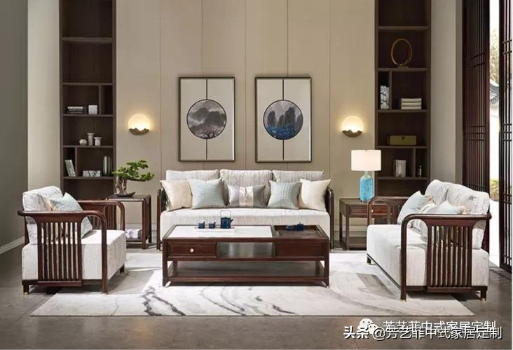 148㎡新中式，黑檀+黑胡桃傢俱，通透禪意，一進門就被治癒了