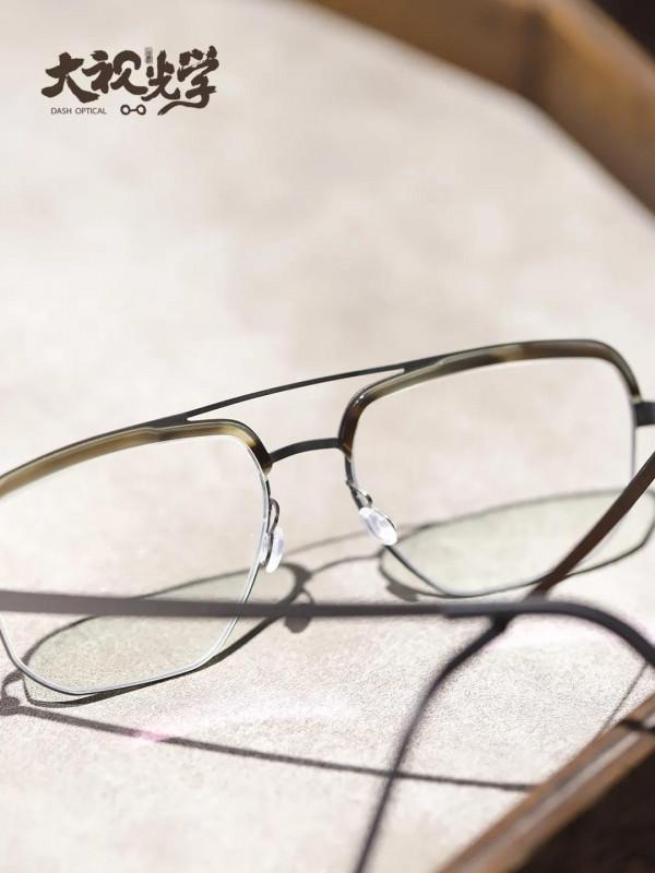 LINDBERG林德伯格鈦金屬雙梁眼鏡架（新品）