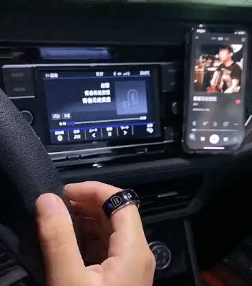 藍芽智慧戒指，讓你隔空刷影片