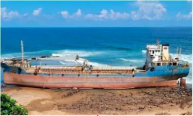 看!這艘海上擱淺船,馬上變身浮動豪華餐廳啦 看!這艘海上擱淺船,馬上變身浮動豪華餐廳啦