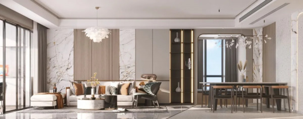 「作品」半島城邦 | 137㎡現代輕奢風四居,光影律動的魅力空間 「作品」半島城邦 | 137㎡現代輕奢風四居,光影律動的魅力空間