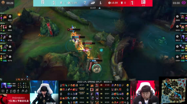 V5習慣性加班2-1戰勝LGD，卡哥無處不在把比賽當人機玩