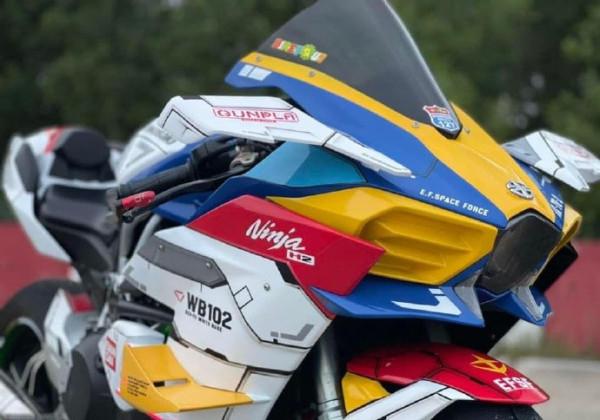 RX-78-2高達配色川崎NinjaH2痛車 ​​​​ RX-78-2高達配色川崎NinjaH2痛車 ​​​​