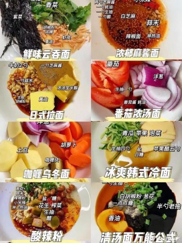 不喜歡吃麵條的勿進！8種麵條詳細做法，懶人黨福利，