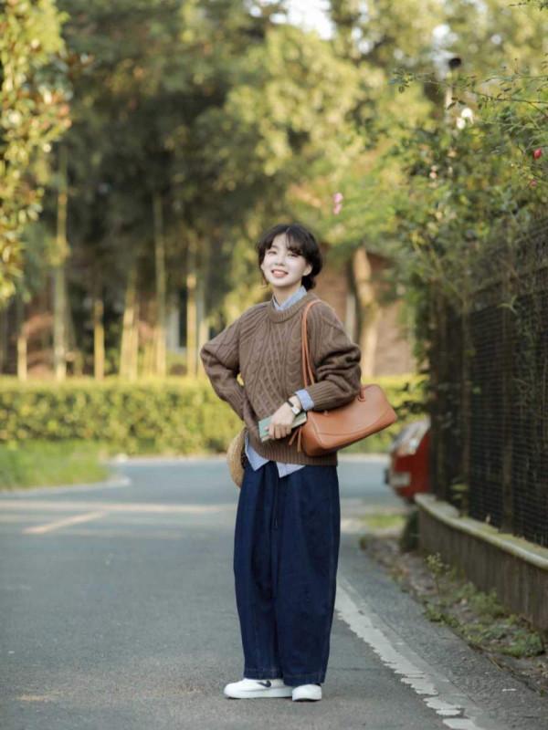 小個子女生不露腿穿搭法來嘍！又美又可愛，軟糯效果真的超減齡