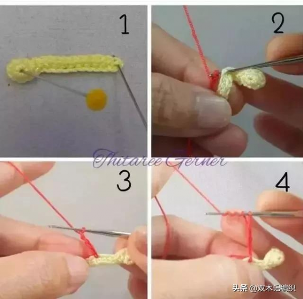 蝴蝶蘭鉤編，美豔動人，居家擺設就選它