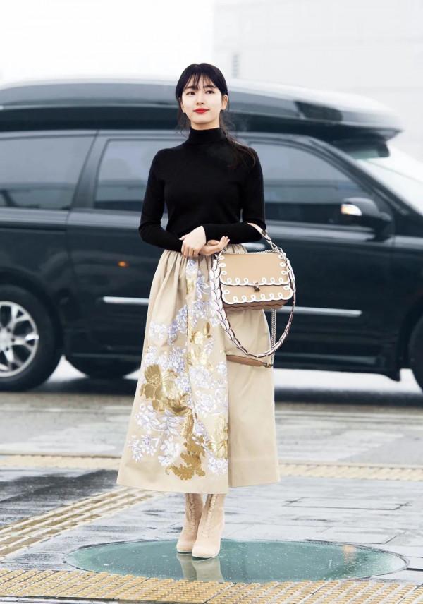 韓星街拍 | 韓劇穿搭被她玩明白了！“國民初戀”裴秀智的衣品贊一個