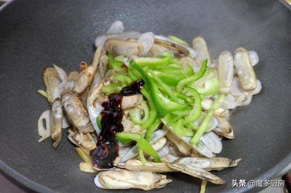 25元買了1斤蟶子，簡單一炒就是一盤美食，家常做法鮮香味美