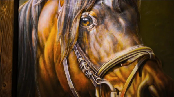 蒙古族皮藝 妙筆雕“畫”