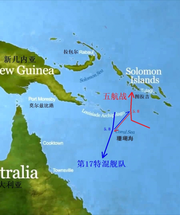 詳解中途島海戰前傳，人類海戰史上首次航母大對決&mdash;&mdash;珊瑚海海戰