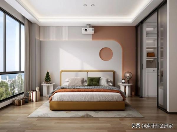 119㎡現代風精緻三房，客廳陽臺打通，太太太大氣了