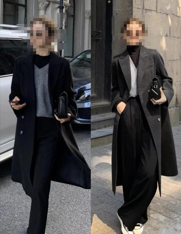 如何把黑色大衣穿出時尚感，戳進來看看