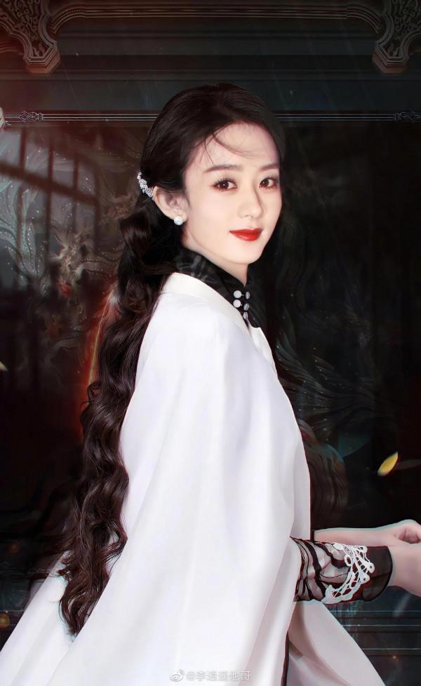 趙麗穎p圖古裝，超美，期待她也有美美噠古裝劇