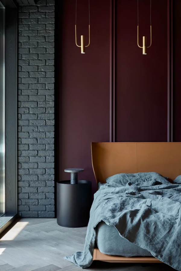 一居室小戶型，經典黑色系