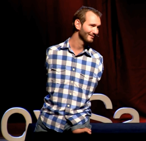 3次自殺，工作被拒52次，天生沒有四肢卻娶嬌妻生4子，尼克憑什麼