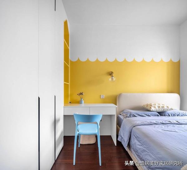 現代輕奢 ▏重塑120㎡複式家，用色彩演繹空間浪漫