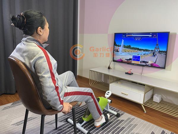 老年健康體適能，加力健康智慧單車智慧運動訓練