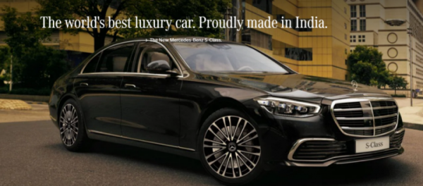 “印度製造”的賓士S級下線，起售價約合人民幣135萬元