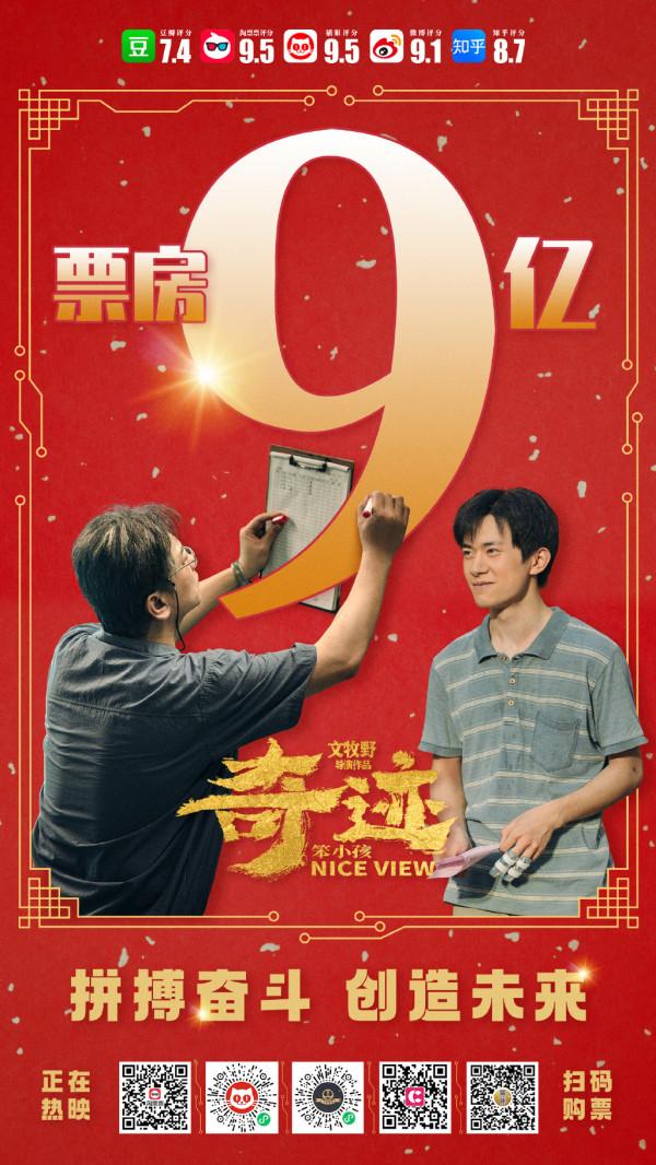 平凡不平庸！電影《奇蹟&CenterDot;笨小孩》票房破9億