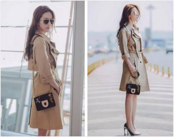 劉亦菲“下凡”走親民路線，穿大眾款衣服出門買奢侈品，有點俗