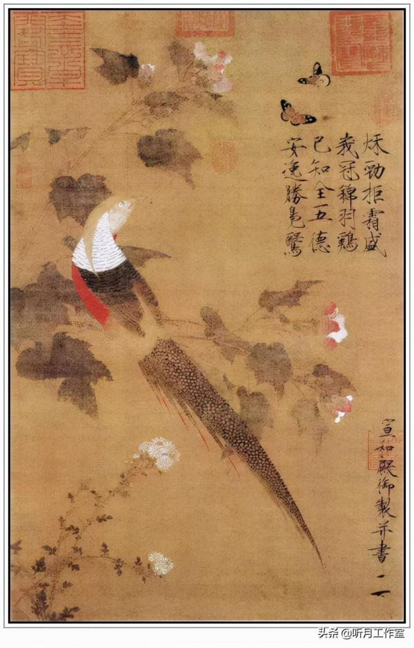 十大名帖之八北宋時期宋徽宗趙佶二十六幅經典書畫名帖賞析