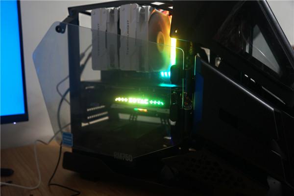 桌面上的武直&mdash;&mdash;5800X&plus;索泰3080天啟&plus;TT阿帕奇MINI機箱裝機