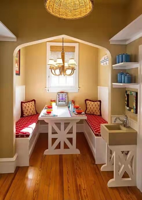 家中有這樣的餐廳，還會有要不要餐桌這樣困難的問題嗎