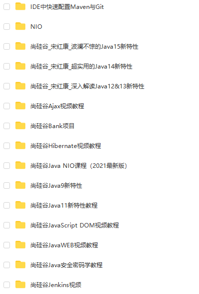 尚矽谷Java學科全套教程(總207.77GB) 尚矽谷Java學科全套教程(總207.77GB)
