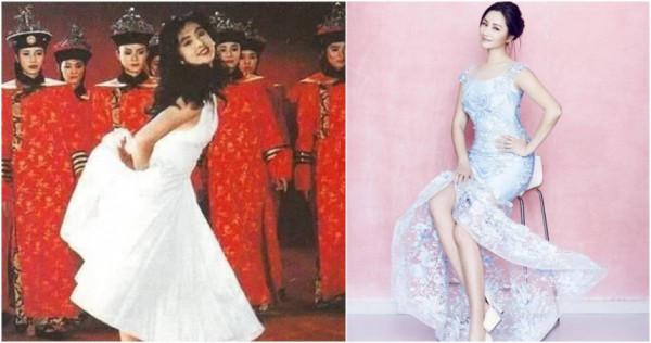王祖賢30年前故宮拍美照，身後不起眼臨演獲獎成知名女星