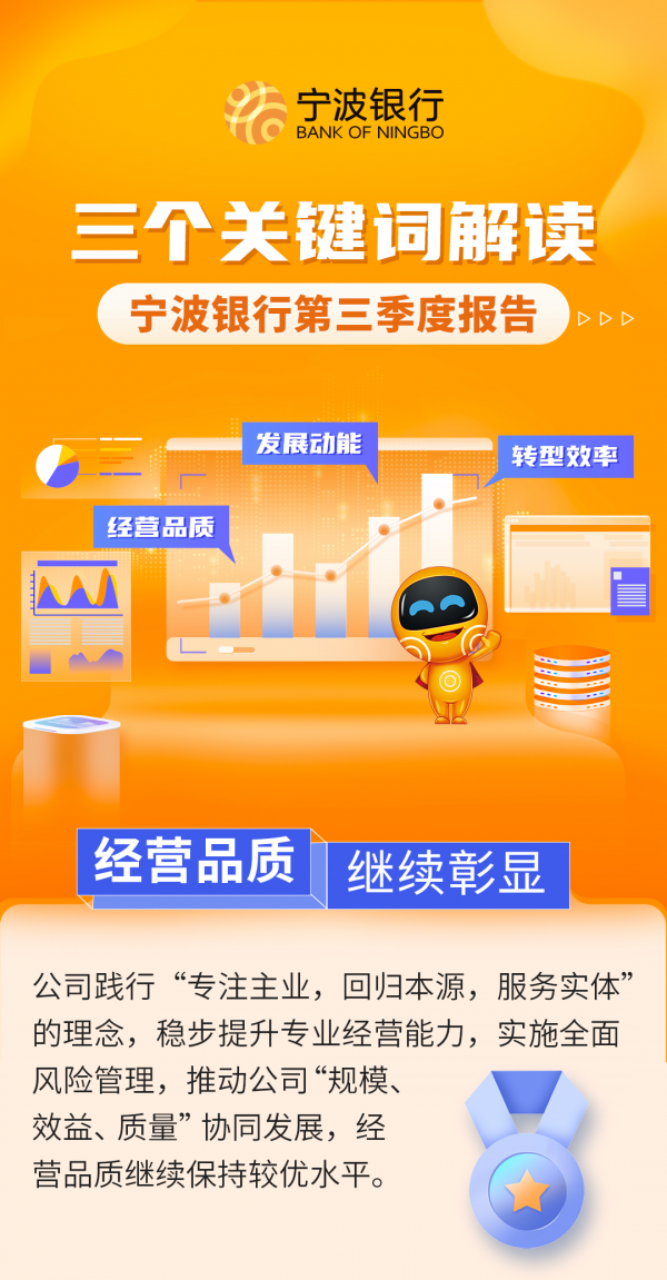 三個關鍵詞解讀寧波銀行三季報