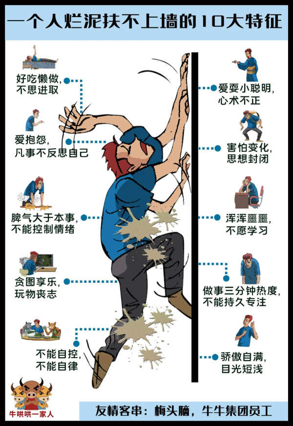 一個人爛泥扶不上牆的10大表現