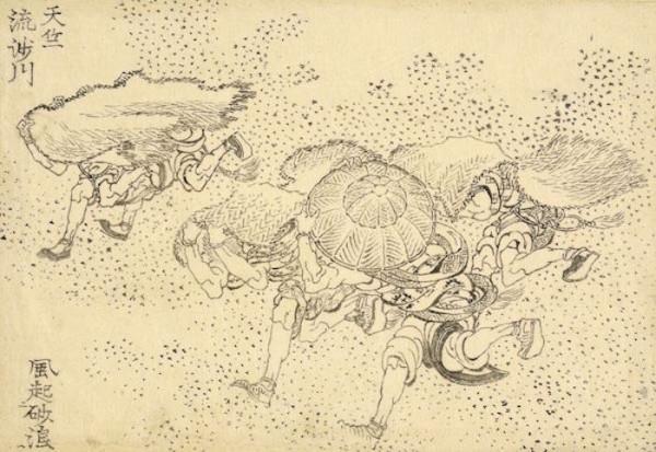 展評｜葛飾北齋繪本里的萬物，博爾赫斯式的想象力