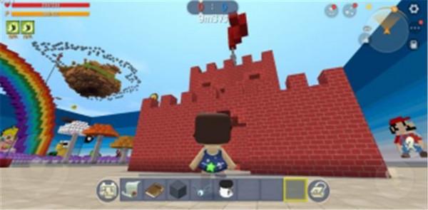 迷你世界：大神還原3d版超級瑪麗，只有操作厲害的玩家才能勝利