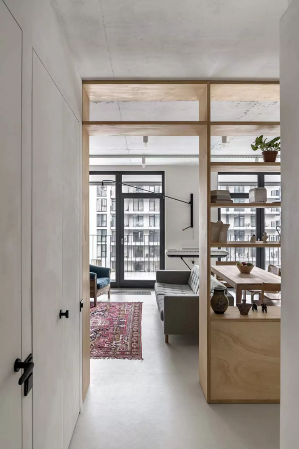 79㎡白木配色，粗獷和細膩碰撞出豐富層次