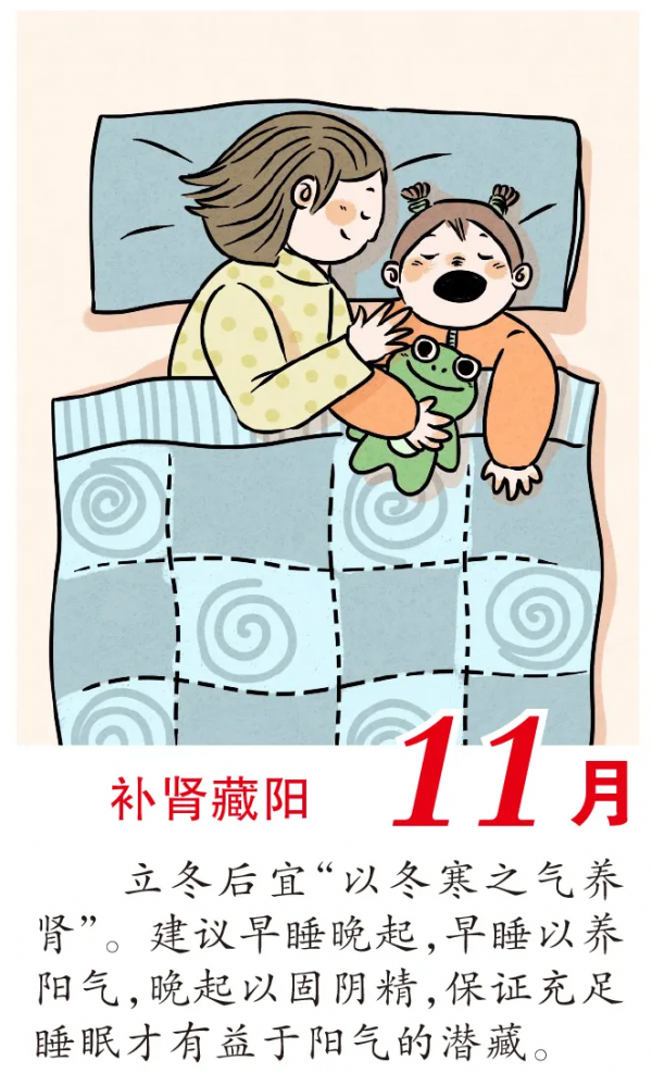 「漫繪科普」2022健康月曆：一整年的“養生重點”都在這裡了