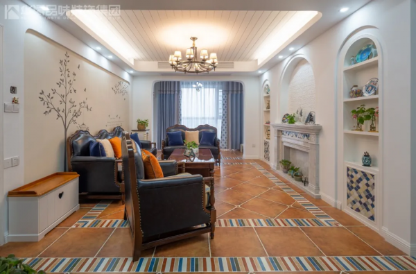 害怕裝修風格跟鄰居撞？那麼看下這套裝修吧 個性！大氣