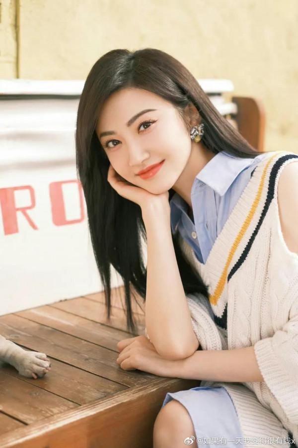 景甜 甜甜說變化最大的就是眉形？